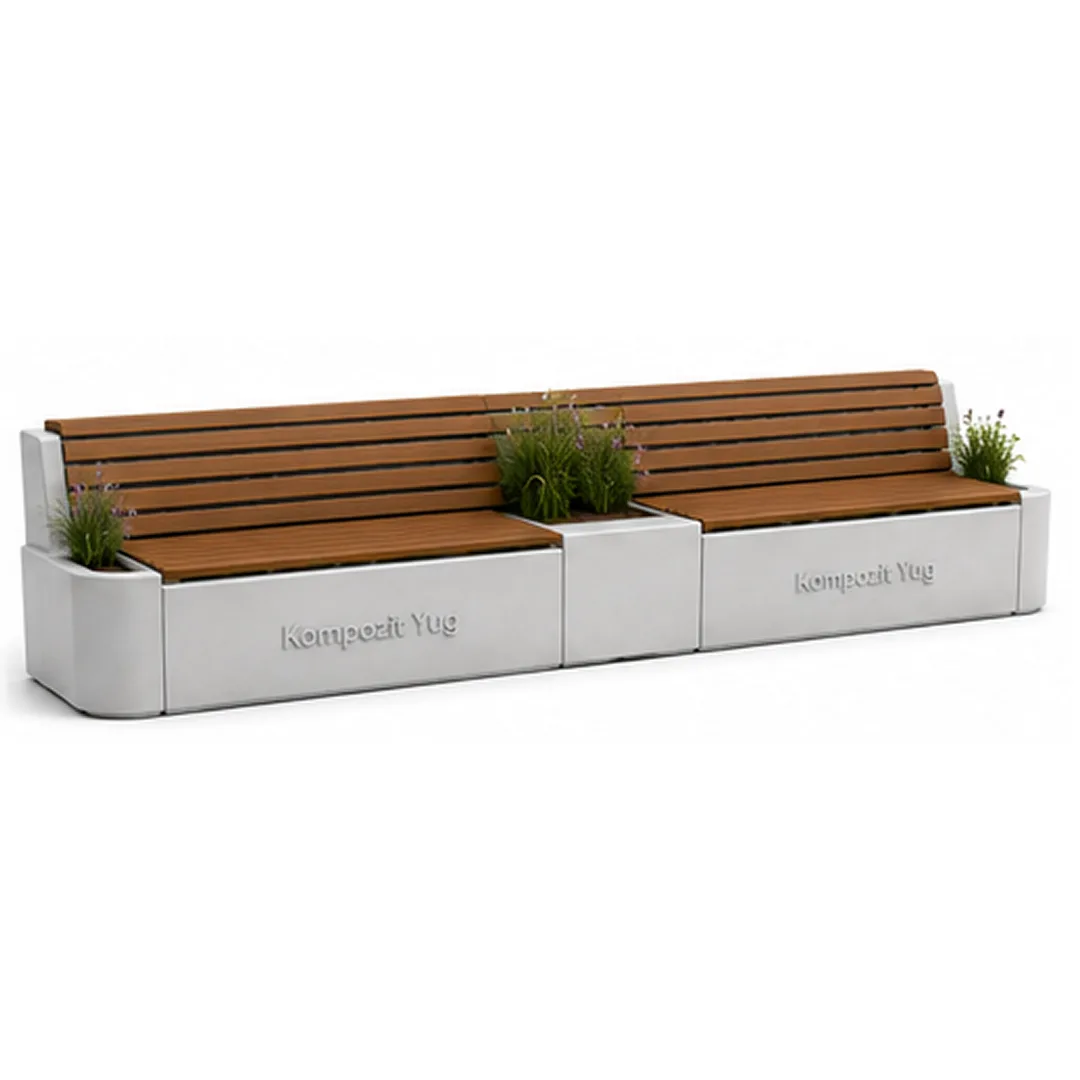 Modular Bench Around Tree from Composite