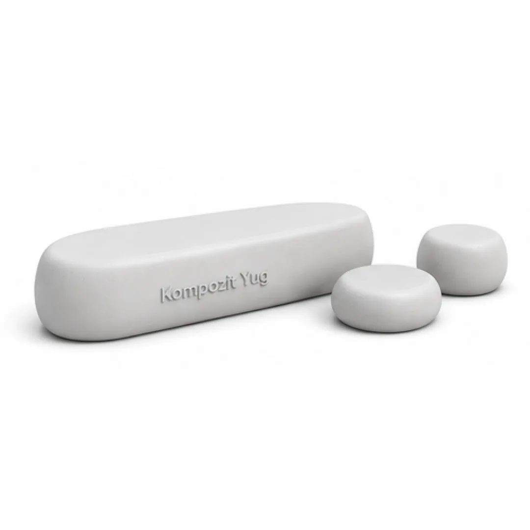 Corner Modular Fiberglass Bench